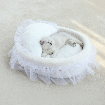 Kittycat Round Cushion Bed