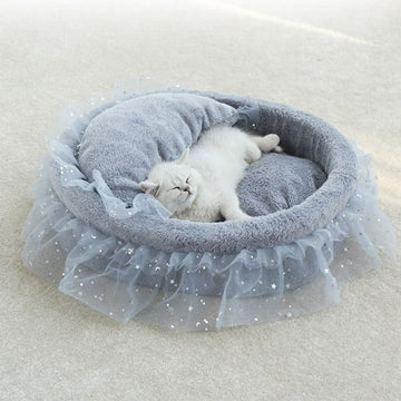 Kittycat Round Cushion Bed