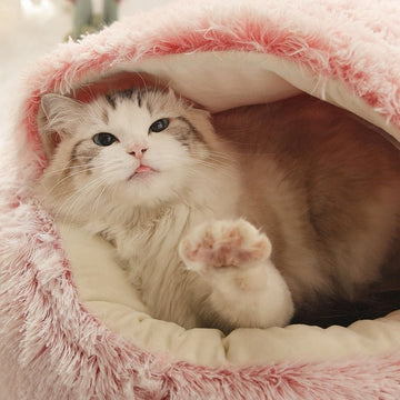 Kittycat Round Partially Enclosed Bed
